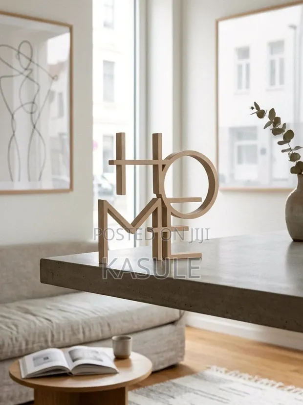 HOME Sign Sculpture - 1