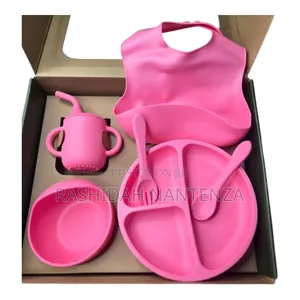 Pink Baby Feeding Set - 5-in-1