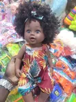African Baby Crying Doll - 1