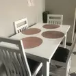 4 Seater Dining Set - White - 2