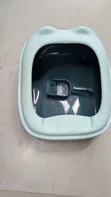 Semi Enclosed Cat Litter Box with Scoop - 2