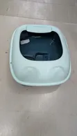 Semi Enclosed Cat Litter Box with Scoop - 3