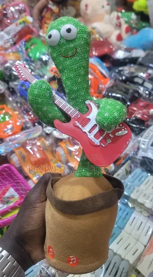 Electric Dancing & Singing Cactus Toy with Guitar