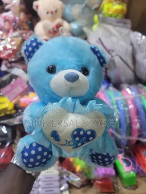 Small Blue Teddy Bear for Kids