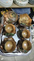 Japanese Rustic Ceramic Tea and Snack Set - 2