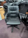 Office Chair - Adjustable Height Leather - 1