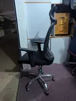 Used Office Chair with Headrest and Adjustable Armrests - 4