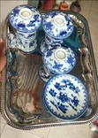 Japanese Blue-and-White Porcelain Tea Set - 2