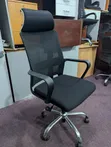 Office Chair with Head Support and Fixed Armrests - 2