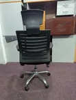 Headrest Office Chair with Fixed Armrests - 2