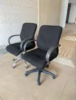Used Fabric Office Chairs (Short Back) - 2