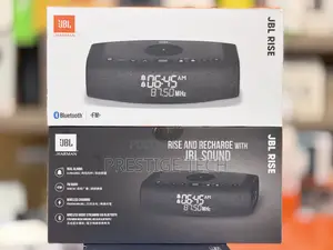 JBL Rise Bluetooth Clock Radio Speaker with FM & Wireless Charging