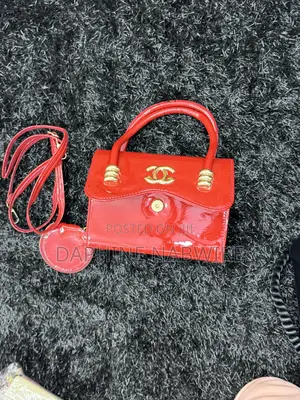 D Y Signature 2-Piece Red Handbag Set