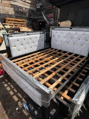 Wood-Mode Black Rectangular Bed Frame - Brand New