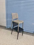 Brand New Plastic Dining Chairs (Set of 1) - 1