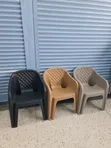 1pc Compound Hotels Plastic Chairs - 1
