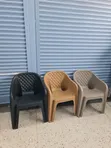 1pc Compound Hotels Plastic Chairs - 2