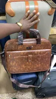 Mont Blanc Classic Faux Leather Briefcase & Messenger Bag - 1