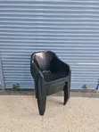Plain Ratten Plastic Chairs (Set of 4) - 2