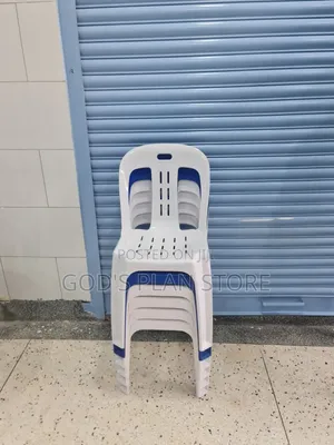 Ergonomic Plastic Dining Chairs (White)