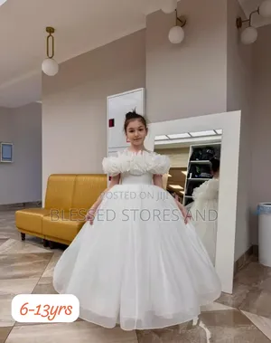 Girls Elegant Party Dress (Ages 6-13)