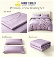 Grace Premium 4pc Bedding Set - 2