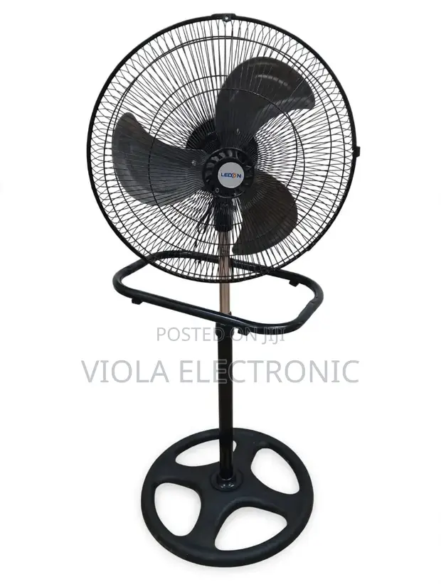 Ledon 18" Stand Fan - Black - 1