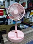 Portable Pink Telescopic Folding Fan - 1