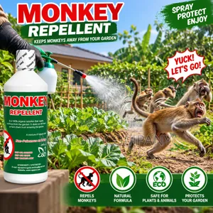 Monkey Repellent 1 Litre - Natural Garden Crop Deterrent