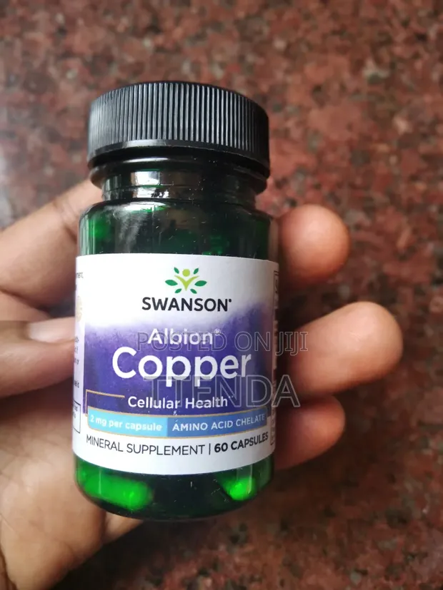 Swanson Albion Chelated Copper 2mg, 60 Capsules - 1