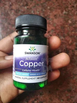 Swanson Albion Chelated Copper 2mg, 60 Capsules