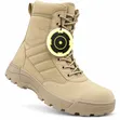 Men's Tactical Military Combat Boots - Khaki - 1