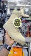 Men's Tactical Military Combat Boots - Khaki - 2