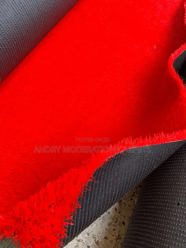 Grass Carpet - Red Colour - 1
