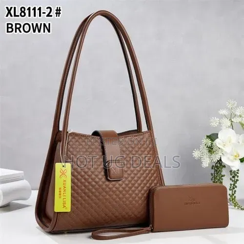 2pcs Ladies Classic Designer Handbags Set - 1