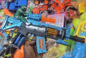Battery-Operated Toy Submachine Gun