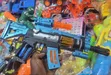Battery-Operated Toy Submachine Gun - 1