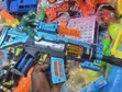Battery-Operated Toy Submachine Gun - 2