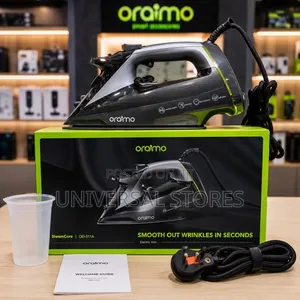 Oraimo SteamCore 2500W LED Display Electric Iron - Black