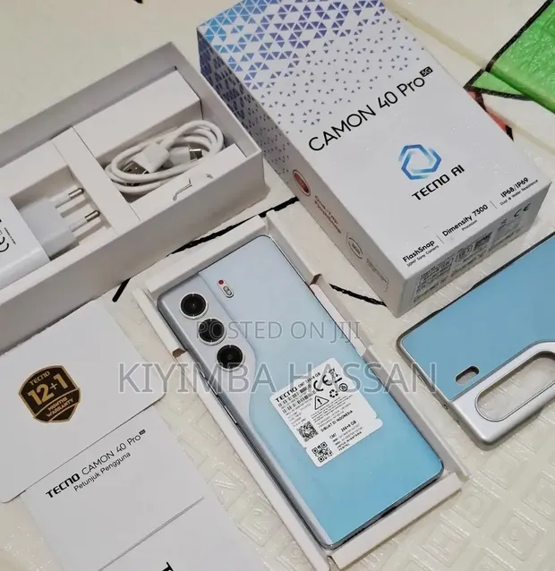 New Tecno Camon 40 Pro 5G 256GB Blue - 1