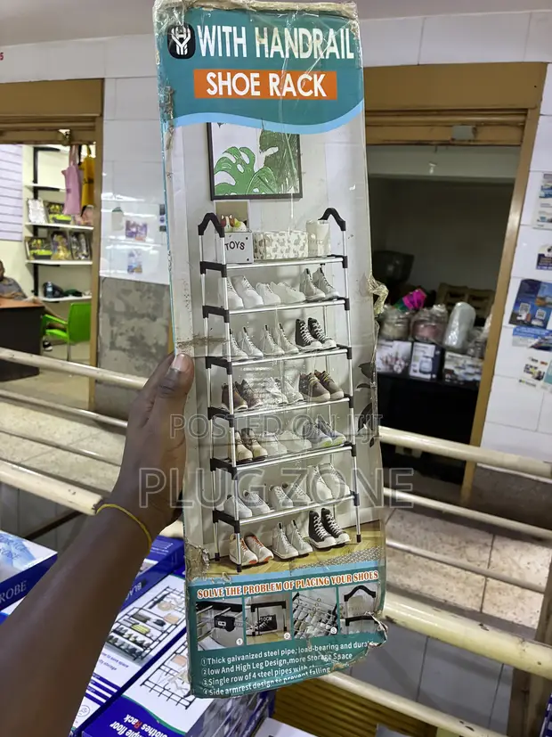 6-Tier Handrail Shoe Rack - 1