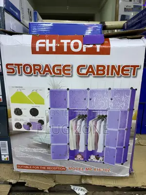 Modular Plastic Cube Storage Cabinet