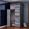 2-Door Plastic Wardrobe - 1