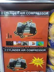 Heavy-Duty Portable Twin-Cylinder Air Compressor - 1