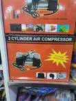 Heavy-Duty Portable Twin-Cylinder Air Compressor - 2