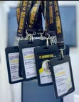 Durable Company Identity Cards with Lanyards - 2