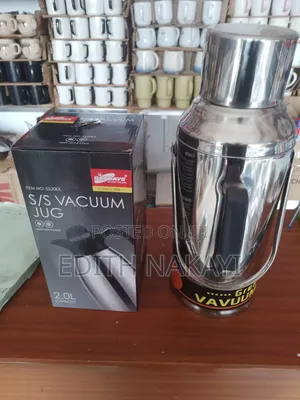 King Vacuum Flask - 35L Silver