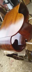 Solid C Shaped Wooden Table - 2