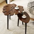 Nesting Accent Tables - Leaf Design (Set of 3) - 1