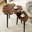Nesting Accent Tables - Leaf Design (Set of 3) - 3